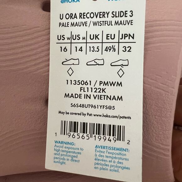 Hoka Ora Recovery Slide 3  Comfort Sandals Mens Size 14 New Color Salmon - Picture 9 of 9